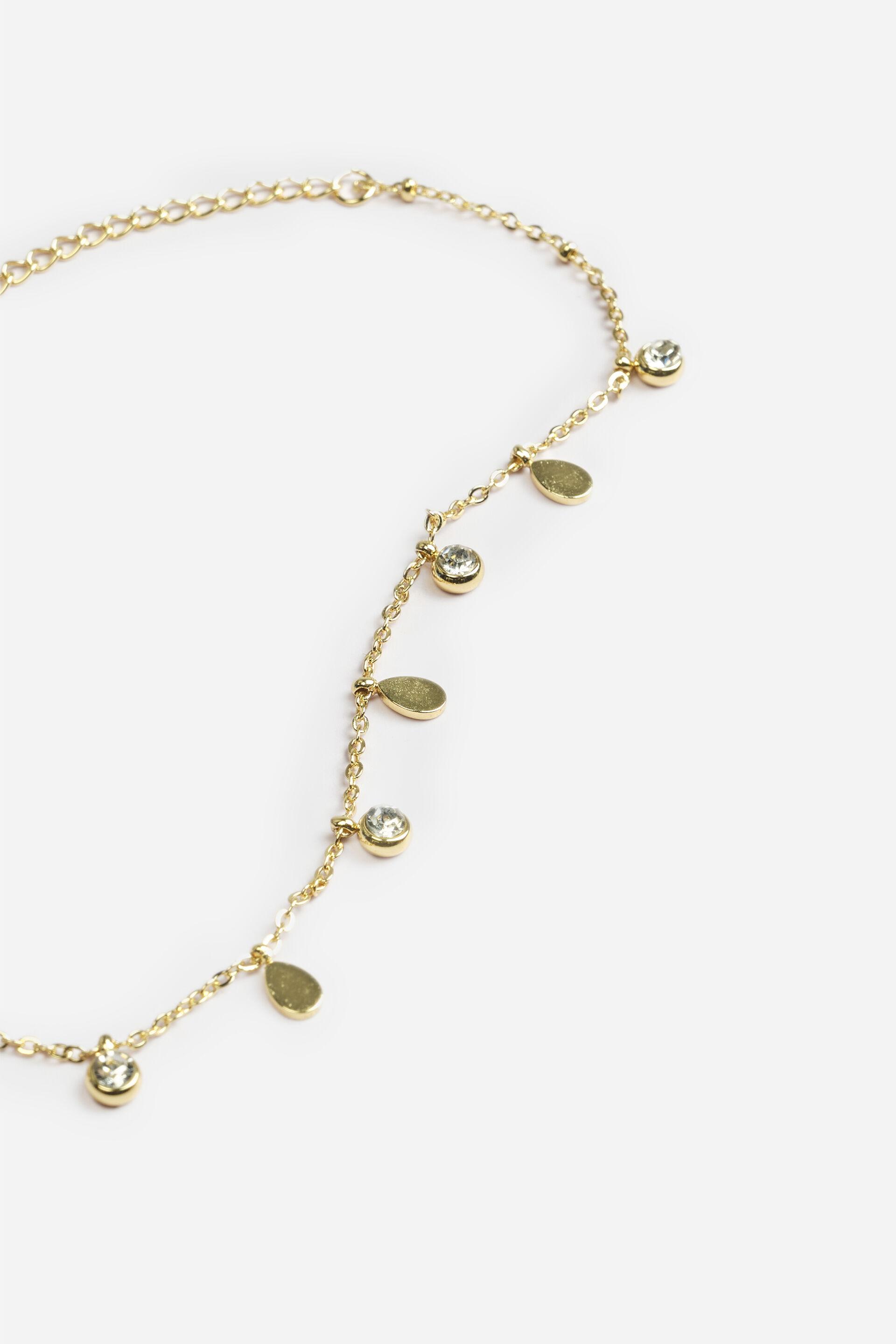 Golden Oval Charm Bracelet, , image 2